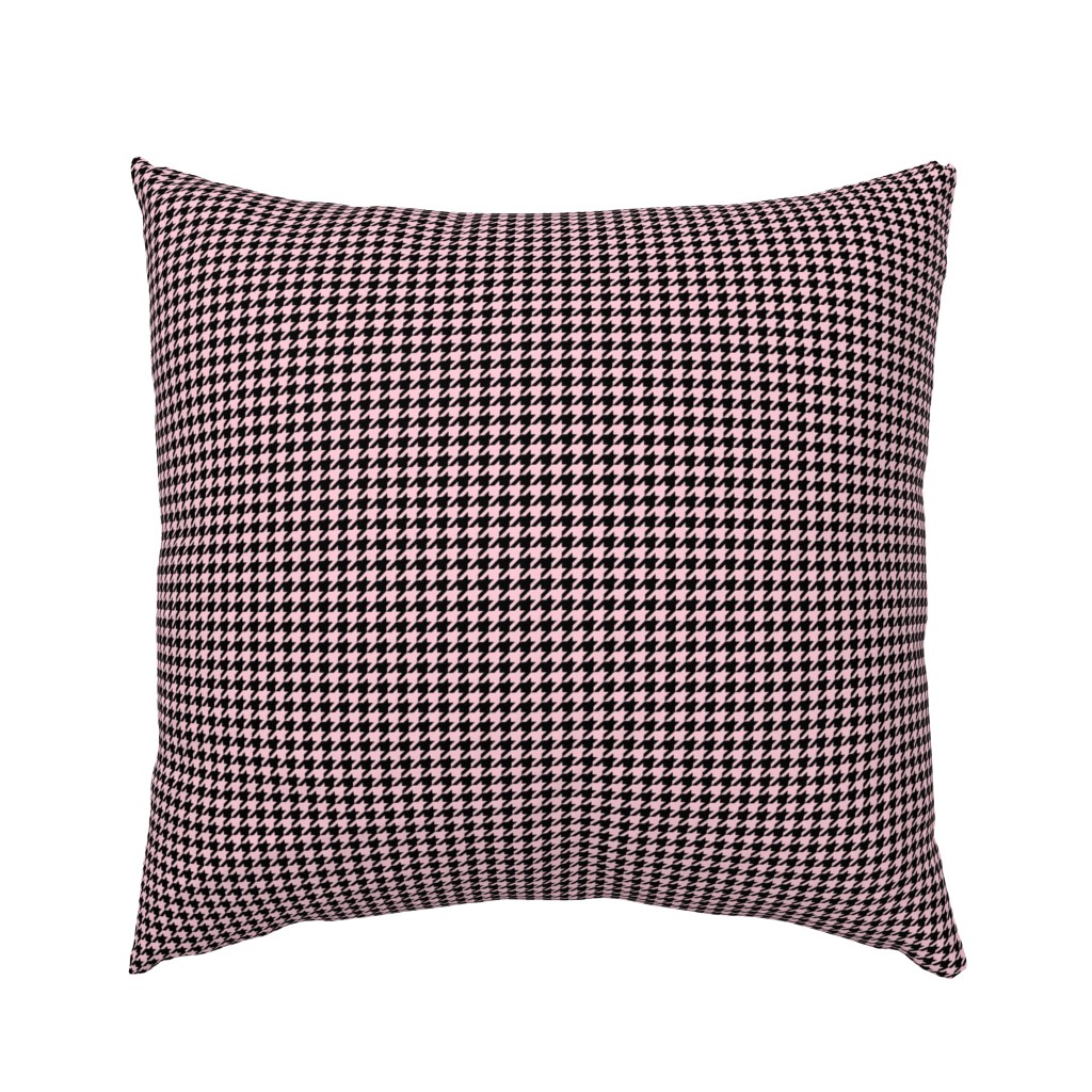Small Houndstooth, Pink and Black
