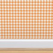 Small Houndstooth, Creamsicle Orange