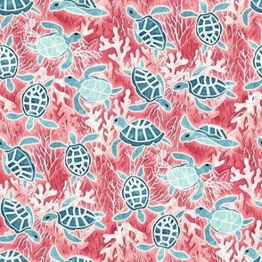 Happy Turtles - blue and red 