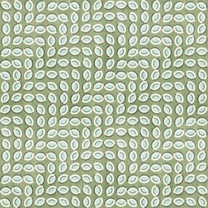 Moving Abstract Ovals - pistachio 