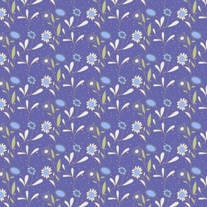 Very Peri Simple floral design (very small)