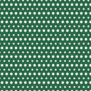 Polka dots on Emerald #246641