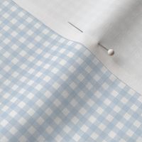 Gingham check - Fog pale blue and white - Fog Petal solid coordinate