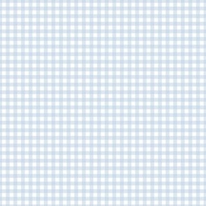 Gingham check - Fog pale blue and white - Fog Petal solid coordinate