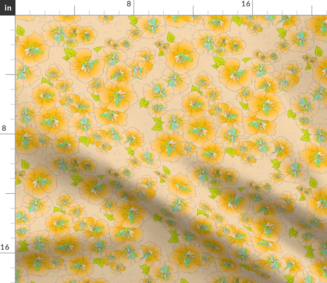 Spring  2022 Collection Flower Marigold and Sand