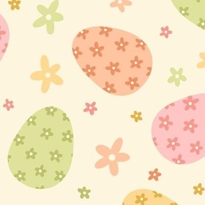 Easter Eggs & Flowers (Large Scale)