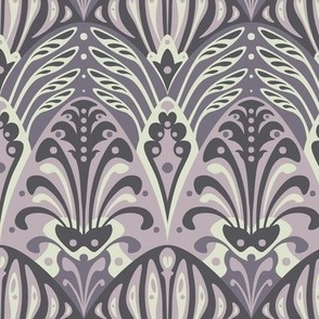 Luxuriant Art nouveau  - lilac