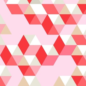 Geometric Illusion 1 - Pink Large