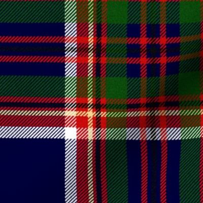 Antique Royal Stewart Tartan  ~ Faux Woven ~  Trafalgar with White, Gretna Green, Adolphus, Black and Richelieu ~ Large