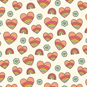 Rainbow Hearts (Small Scale)