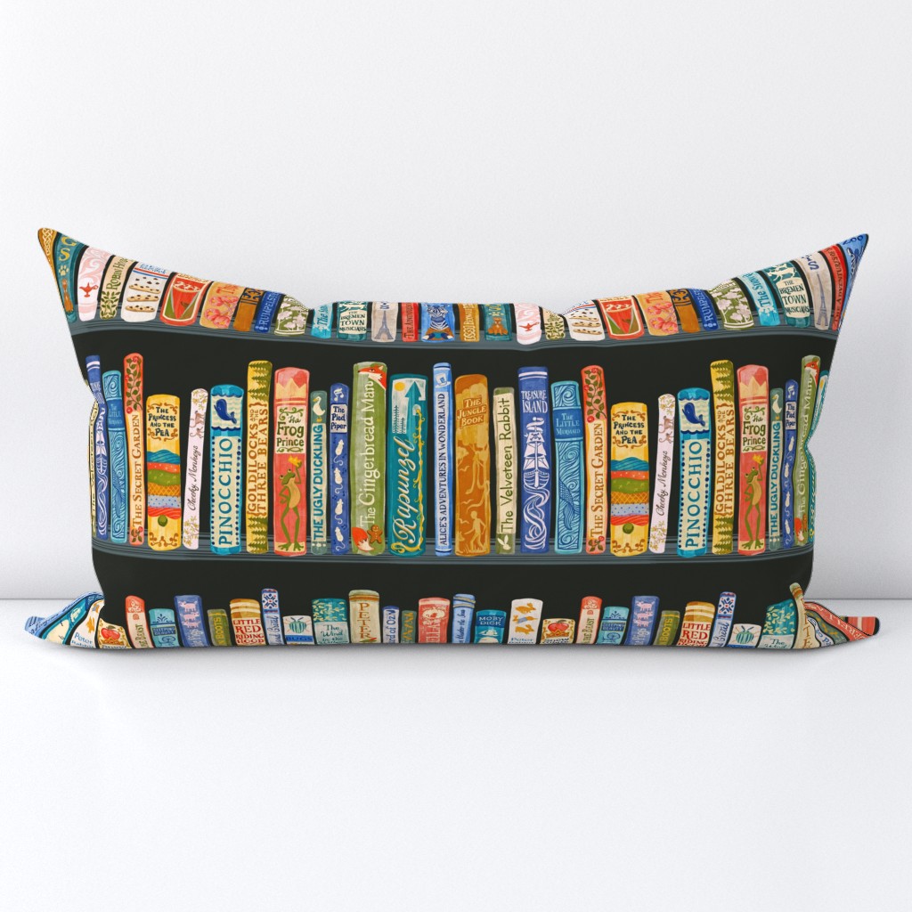 Children's Library Housse de coussin lombaire | Spoonflower