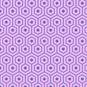 Meandering Hexagon-Very Peri Lavendar