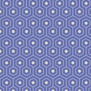 Meandering Hexagon-Very Peri Blue
