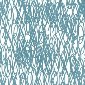 XOXO textured background - in soft turquoise - large sale for bed linen and apparel