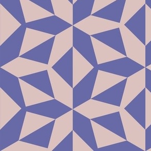 Periwinkle & Pink Geometric