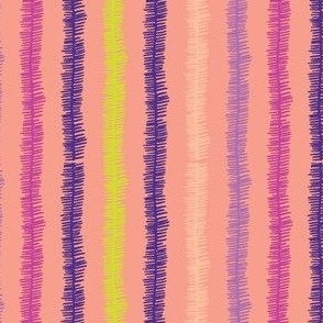 Pink tinsel stripe