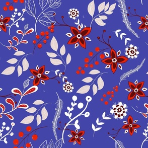 Purple fabric pattern 