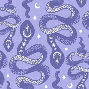 Very Peri Purple Moon Snakes by Angel Gerardo