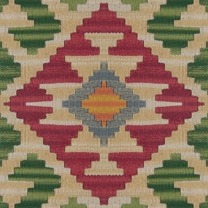 Navajo Faux Woven Texture  Medium 