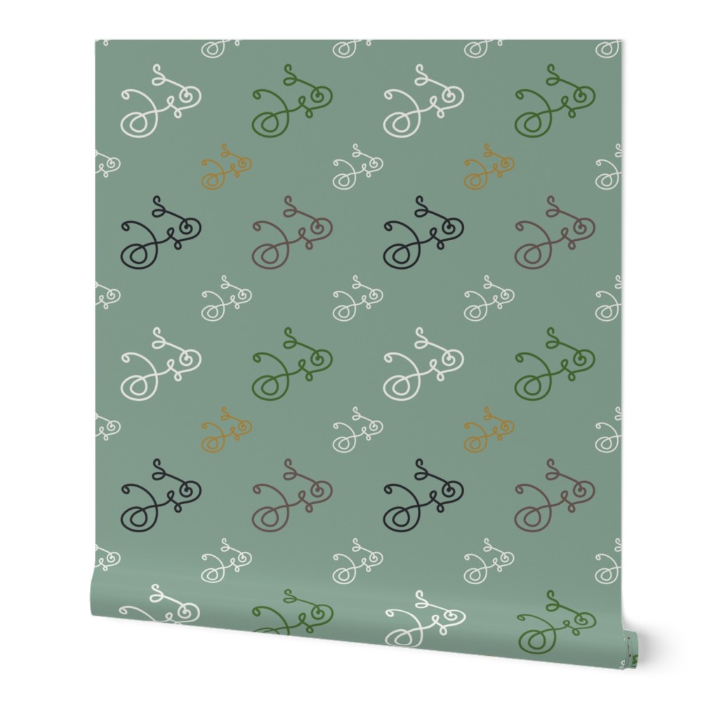 Wiggly Bicycles Granite Green