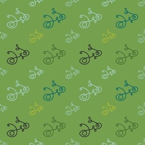 Wiggly Bicycles Green