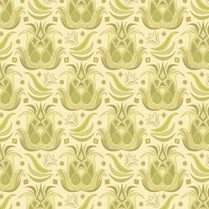 Pineapple Deco // Pastel Lime