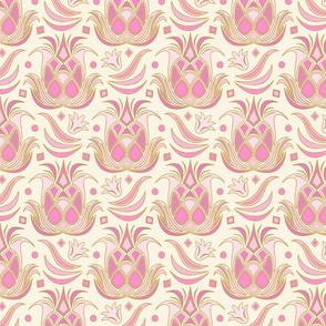 Pineapple Deco // Pastel Pink