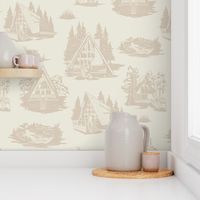 A-Frame Toile in Blush 