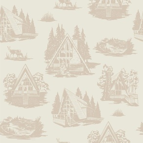 A-Frame Toile in Blush 