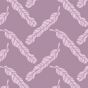 Arrow Leaves [purple] large