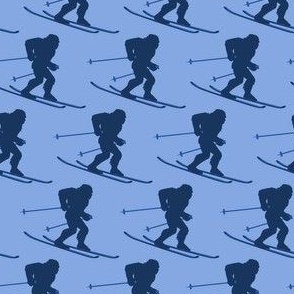 Bigfoot Downhill Skiers Blue Small