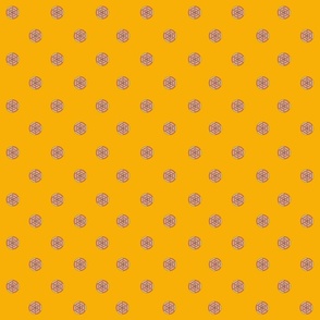 Spring Collection Target Dots on Marigold