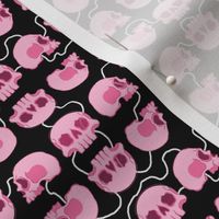 Pink Skulls with Cords extra-small scale