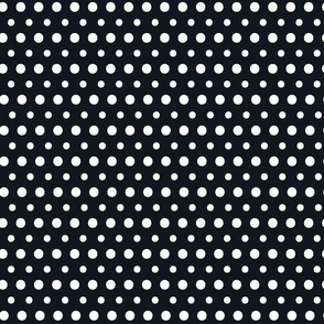 Polka dots on Graphite #11161E