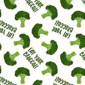 Eat Your Broccoli - white - vegetable - LAD21