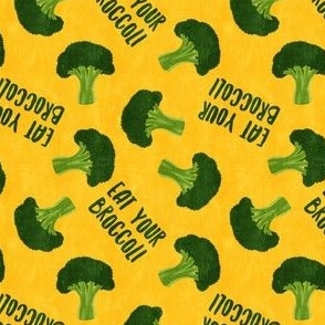 Eat Your Broccoli - yellow - vegetable - LAD21