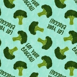 Eat Your Broccoli - mint - vegetable - LAD21