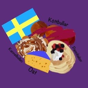 Swedish Foods Purple Medium