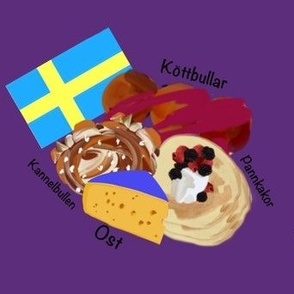 Swedish Foods Purple Small