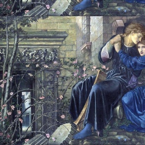 LOVE AMONG THE RUINS VICTORIAN PAINTING