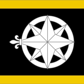 Kingdom of Northshield (SCA) compass rose banner