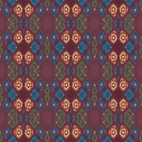 Kilim ,Navajo ,Aztec  Faux Woven Texture  Small