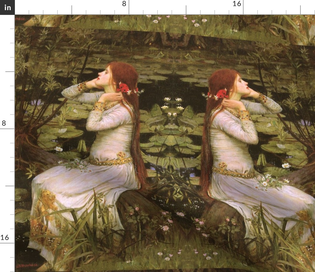 OPHELIA BY JOHN WILLIAM WATERHOUSE