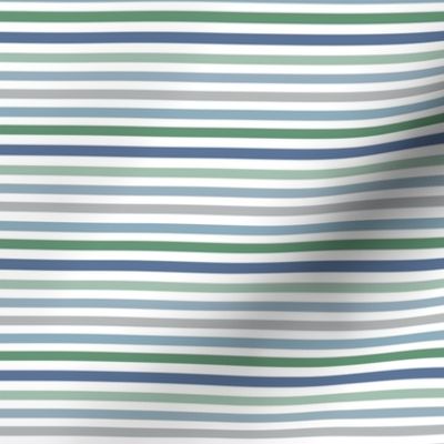 MINI easter stripes - blue and green stripes, boys stripes