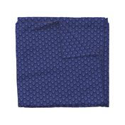 Art deco in Periwinkle on dark blue from sprin