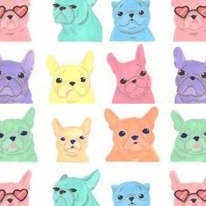 Candy Colored French Bulldogs