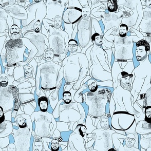 THICC underwear party - blue XXL