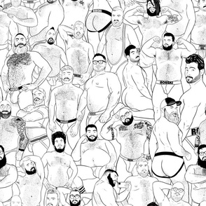 THICC underwear party - White XXL