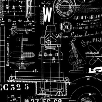 Historic Construction And Technology Pattern Smaller Scale