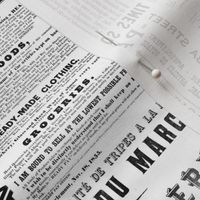 Old Print  And News Typography Pattern Smaller Scale